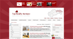 Desktop Screenshot of priestory.reality-bardejov.eu